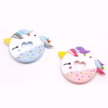 

NEW 5pc Cute Chewable Silicone Baby Teether Lovely Diy Teething Necklace Accessories Food Grade Silicone Teether