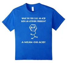 

Retro Shirts Men'S O-Neck A Mean Oh Acid Funny Chemistry Short Sleeve Fashion 2018 Tee Shirts