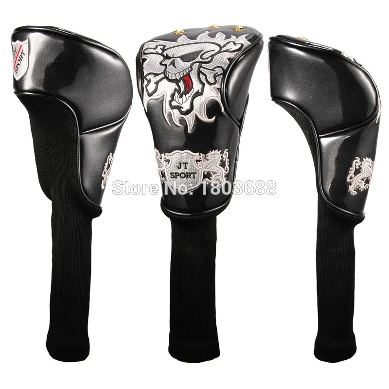 جديد 4 ألوان الجمجمة أداة لعب الجولف غطاء رأس 460cc نادي الغولف غطاء للسائق شحن مجاني جديد 4 ألوان الجمجمة أداة لعب الجولف غطاء رأس 460cc نادي الغولف غطاء للسائق شحن مجاني