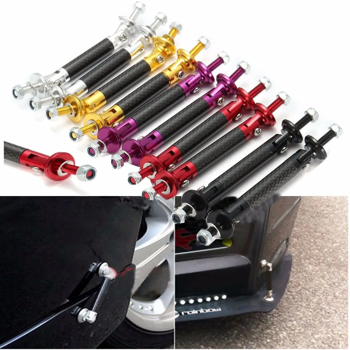 

1pcs Car Front Bumper Lip Protector Strip Bar For BMW E46 E39 X5 E53 X6 Mini Cooper Audi A4 B6 B8 A5 TT Ford Fiesta Kuga