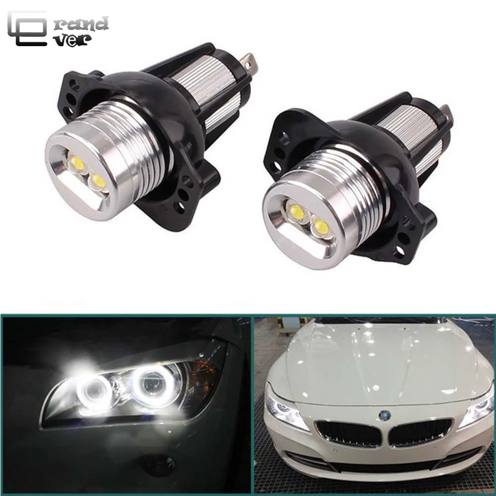 GrandEver 2 шт. 20 Вт для BMW E90 E91 LED Canbus ангельские глазки Светодиодная лампа белого цвета