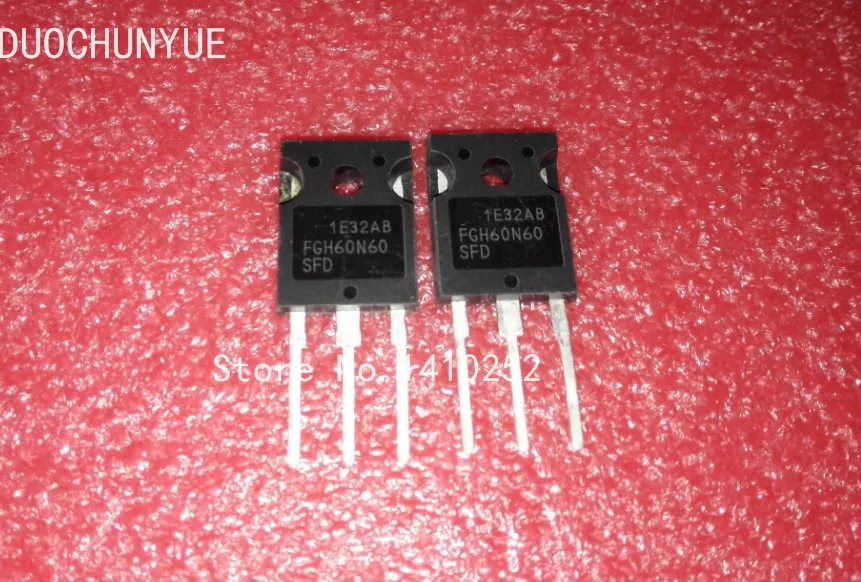 20pcs/lot FGH60N60SFDTU FGH60N60SFD FGH60N60 600V 120A 378W TO-247 Original in stock Free Shipping | Электроника