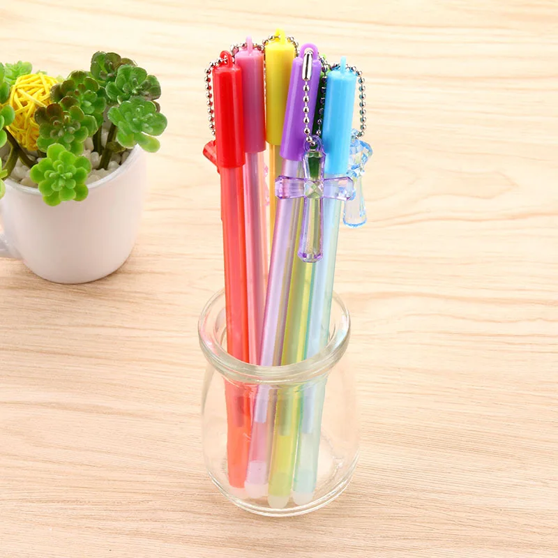 

New Korean students study stationery lovable Crystal Cross hanged neutral pen office articles for office Exquisite small gift
