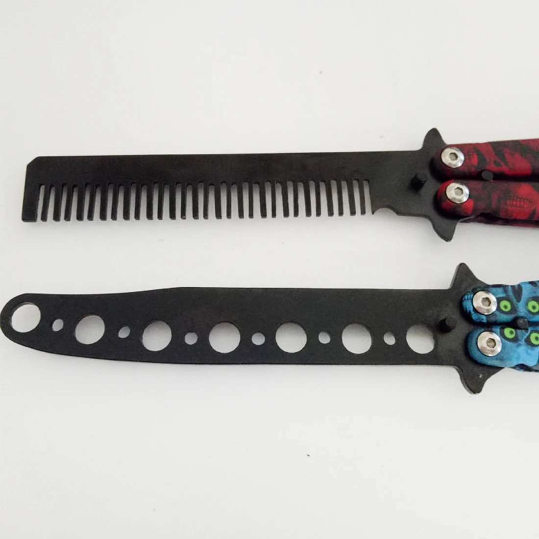 Красочный тренировочный нож бабочка из нержавеющей стали Balisong складной тусклый