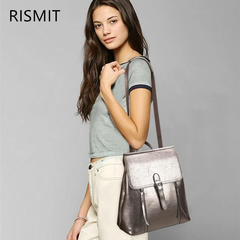 2019 распродажа Mochilas Rismit женская модная сумка кожаный рюкзак высокое качество