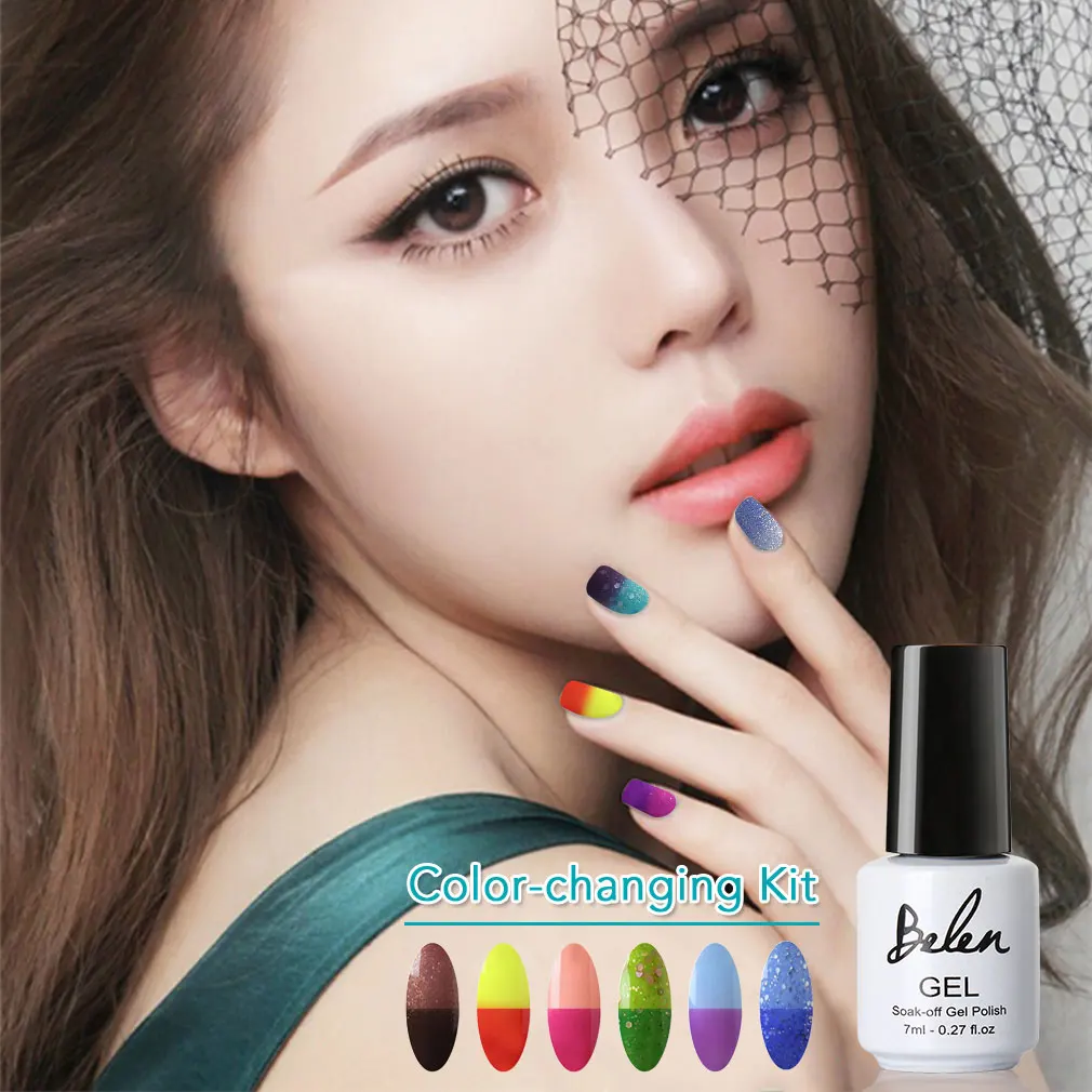 Belen 7ml New Arrival UV Gel Color Polish Profeesional Manicure Colour Chameleonic Changing Nail Polosh | Красота и здоровье