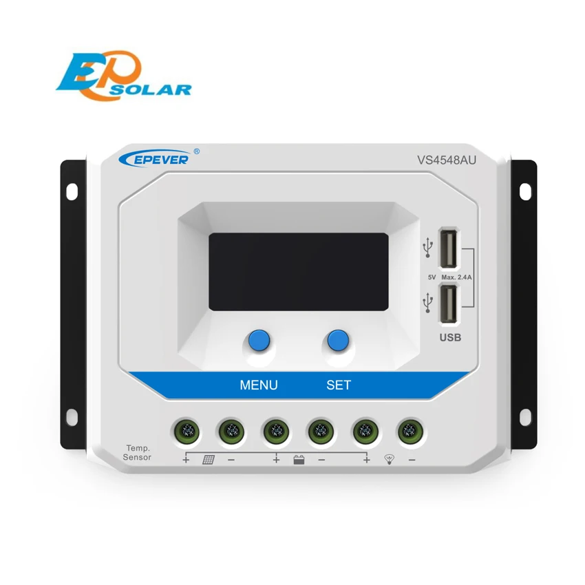 EPSOLAR VS4548AU 45A 12В 24В 36В 48В EP EPEVER новый контроллер заряда солнечной батареи Viewstar с