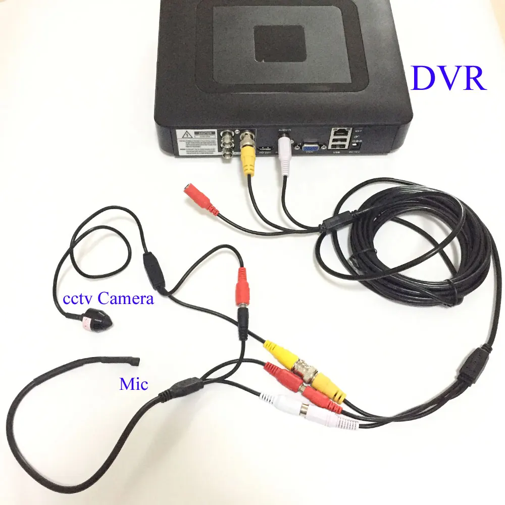  New Hot Audio Pick Up CCTV Microfono Wide Range Mic Audio Mini Microfono Con Uscita 12V DC per CCTV