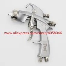 Новинка 801 HVLP пистолет-распылитель гравитационная подача чашка из нержавеющей стали 1,5 мм сопло Краскораспылитель пистолет-распылитель на водной основе Воздушный Распылитель