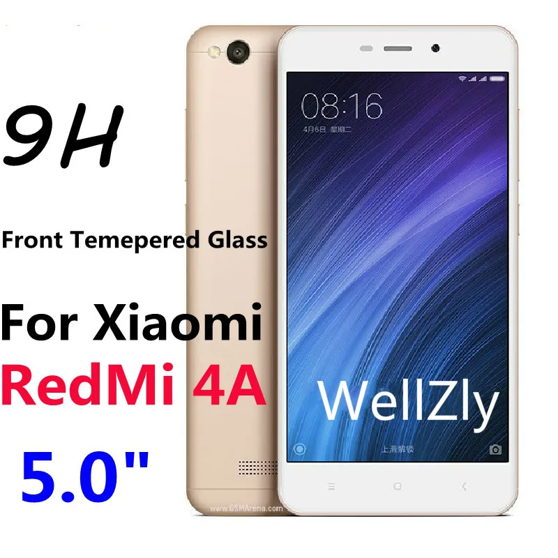 Закаленное стекло с полным покрытием для Xiaomi Redmi 4a со склада твердая защитная