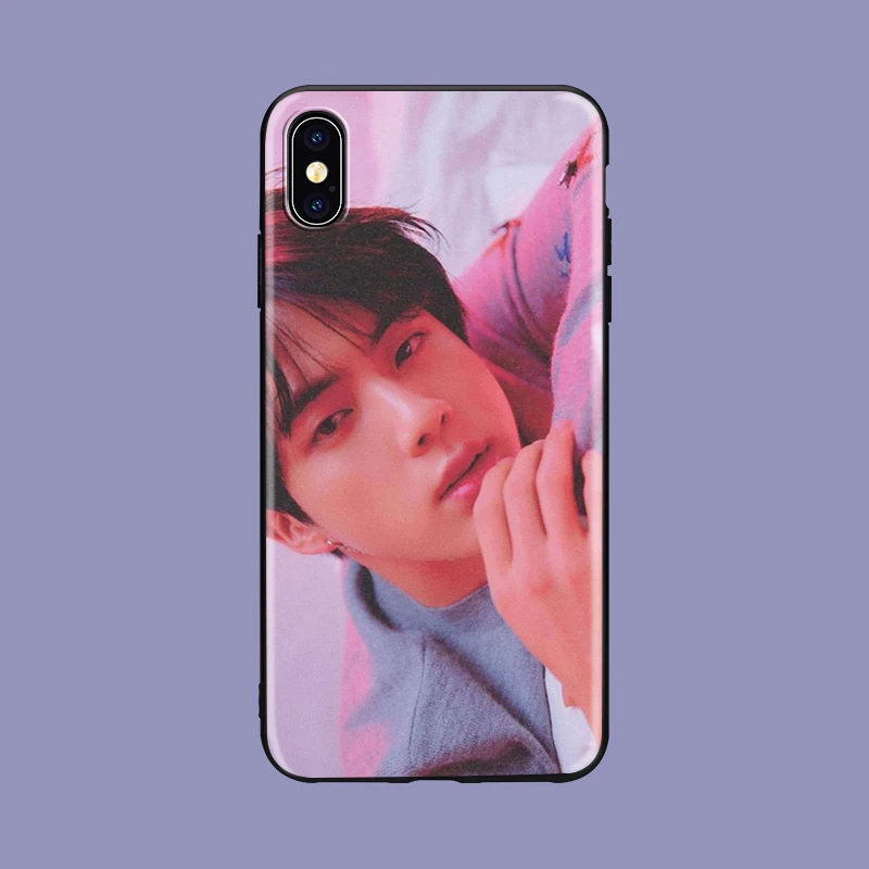 Euphoria Jungkook KPOP MAN мягкий силиконовый черный чехол для телефона для iPhone11 pro 5se 6 6s 7 8 plus X Xs XR max Jimin kim minyun