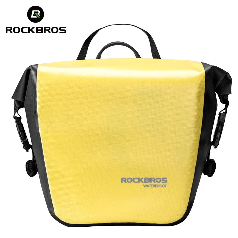 Excellent ROCKBROS Bicycle Bike Bag Portable Waterproof Cycling MTB Bike Bag Pannier Rear Rack Seat Trunk Backpack Case Bike Accessories 4