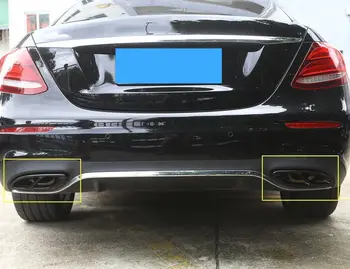 

1 Pair Car Exhaust Muffler Cover Trim for Mercedes Benz GLC C E Class W205 W213 W176 car styling