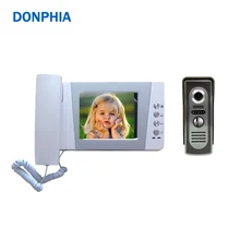 4.3 Clear LCD Screen Wired Video Door Phone Intercom Doorbell Kit IR Night Vision Camera Door Bell Intercom Doorphone unlock