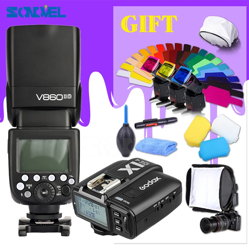 Godox Ving TTL HSS 1/8000 литий ионная батарея вспышка Speedlite для Olympus Panasonic V860II O E M10II G7 G6 GH4|flash