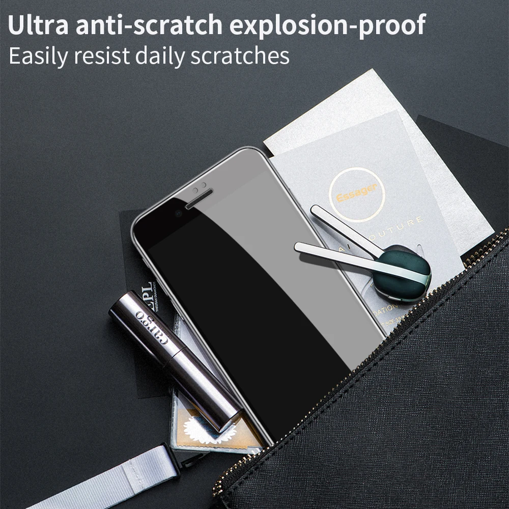  Essager 5D Screen Protector für iPhone 8 7 6 6 S S Plus 03mm Vorne Abdeckung Gehärtetem Glas Für iP