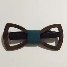 Галстук для мальчиков высокое качество мужской деревянный лук галстук matts треугольник клетчатая форма джентльмен галстук-бабочка XK022