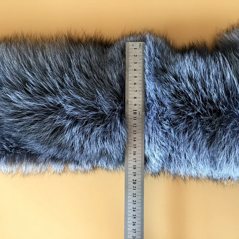 100-Natural-Fur-Shawl-Luxury-Silver-Fox-Fur-Collar-Scarf-130cm-Women-Real-Fox-Collars-Down
