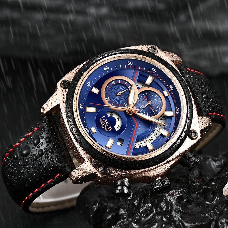 Relogio Masculino 2018 LIGE Male Casual Leather Watch Mens Watches Top Brand Luxury Quartz Clock Men Waterproof Sport Wristwatch Relogio Masculino 2018 LIGE Male Casual Leather Watch Mens Watches Top Brand Luxury Quartz Clock Men Waterproof Sport Wristwatch
