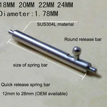 Стиль 20 шт./лот часы ремонтные инструменты и наборы 18 мм 20 мм 22 мм 24 мм весной бар часы запчасти 304 часы из нержавеющей стали контактный