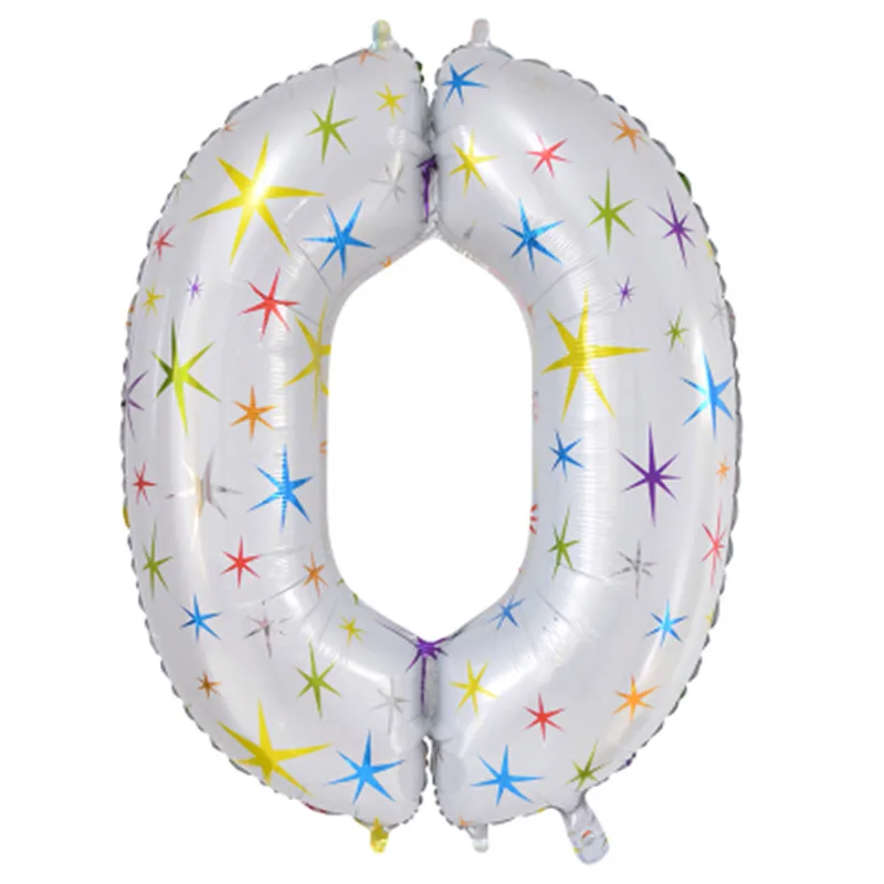 40 дюймов номер фольги шарики Свадебные украшения воздушные шары с днем рождения шары цифры надувные гелиевые шары вечерние принадлежности