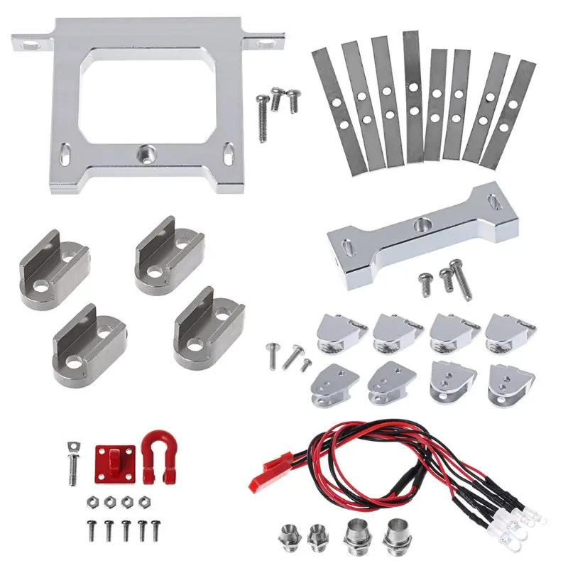 

Upgraded Metal Rear Bumper Hook Light Set For WPL B14 B16 B24 1/16 RC Car Spare Parts