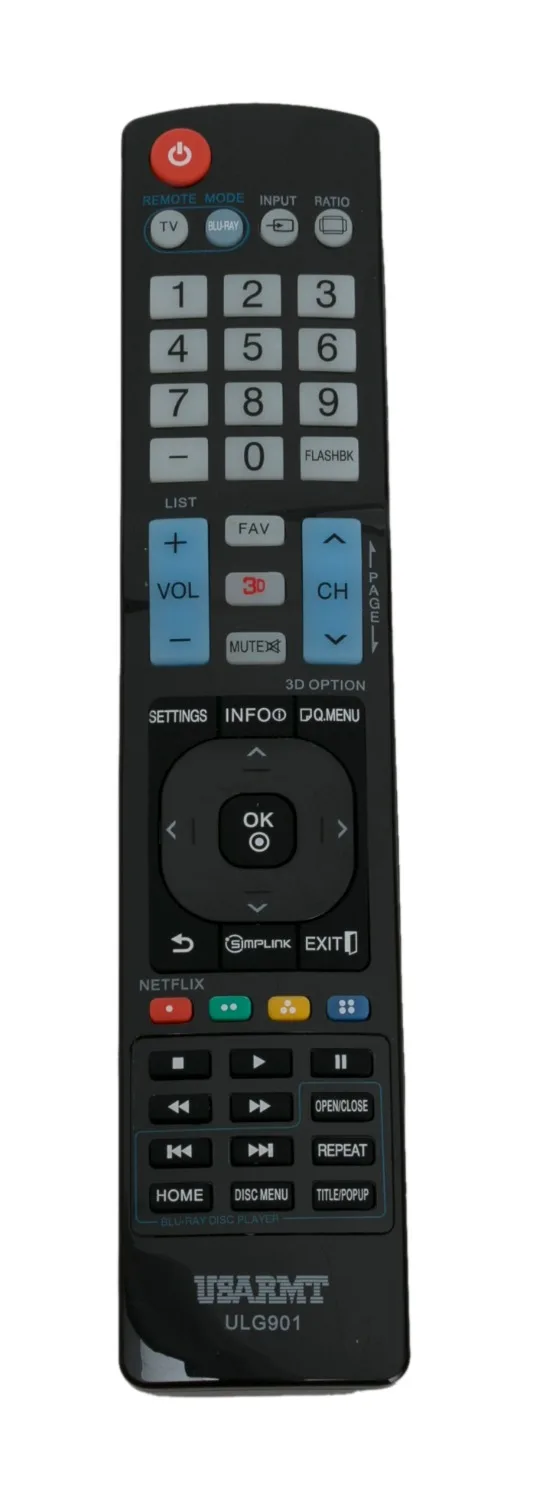 Nuovo Telecomando Ulg901 Adatto Per Lettore Dvd Disco Blu-Ray Lg Tv 46 Ld550 32 Ld550 47 Ld650 42 Ld550Ub 55 Ld650 60 Ld550 32 Ld550Ub 52Ld