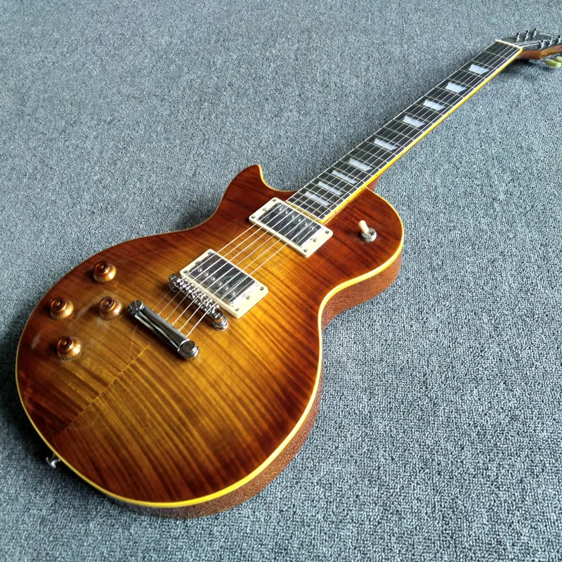 

High quality electric guitar left handed with rosewood fingerboard on custom electric guitar store