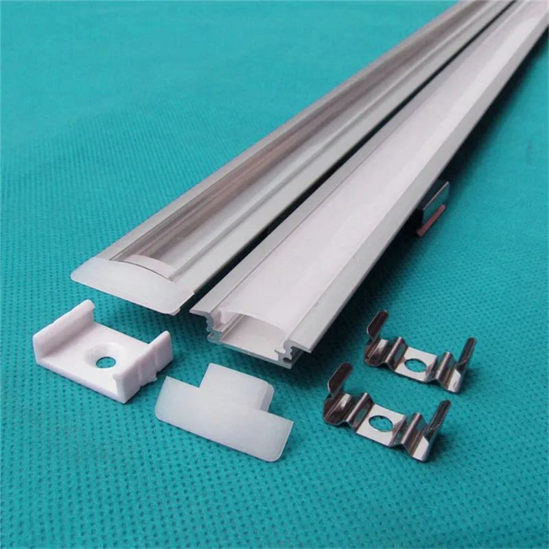 6pcs/lot 20inch 0.5m led aluminium profile for 3528/5050/5630 strip,led