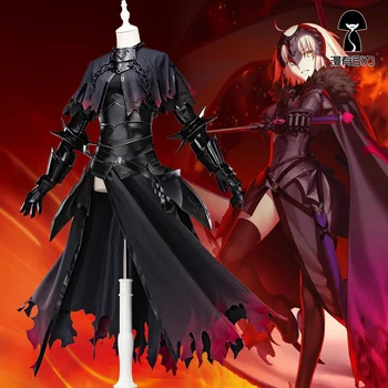 

FGO Fate Grand Order Jeanne d'Arc Alter Dark Black Initial Uniforms Cosplay Costume Free Shipping