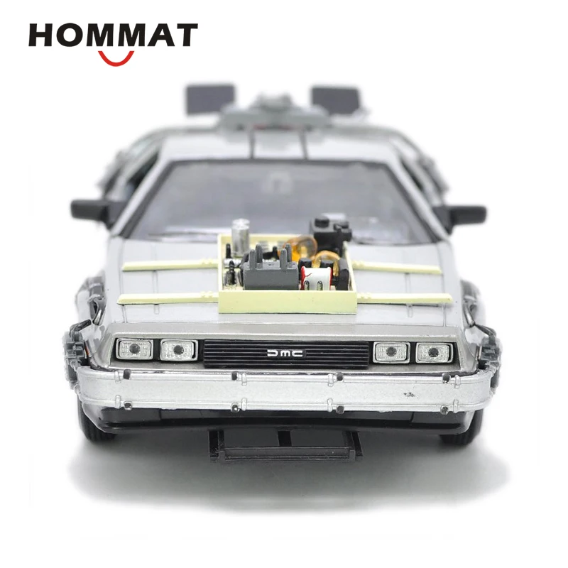 HOMMAT моделирование 1:24 Масштаб DeLorean DMC 12 Назад в будущее 3 BTTF3 машина времени Модель
