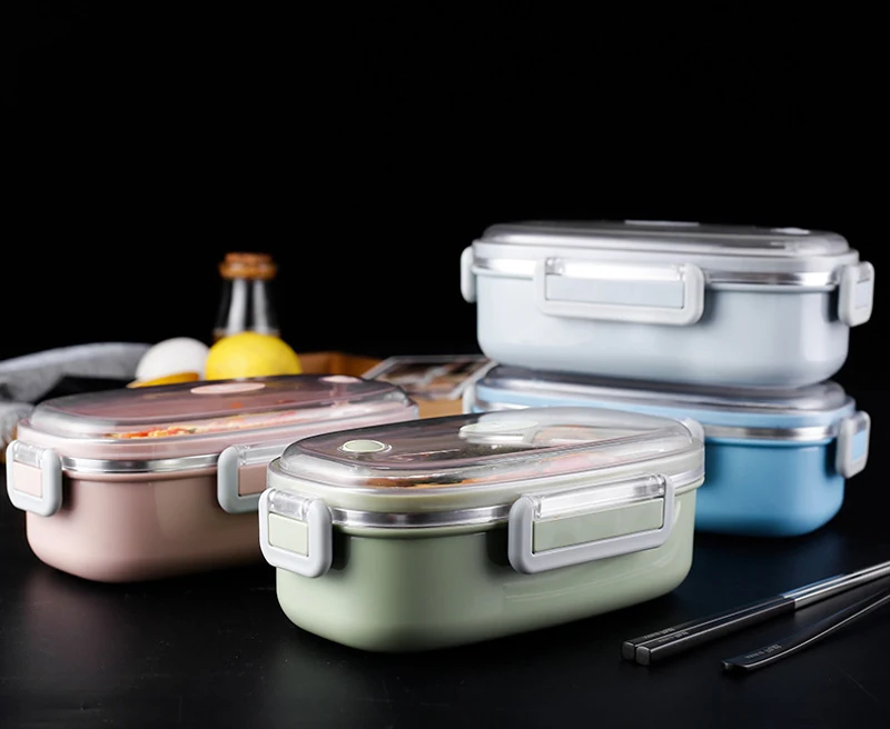 ланч бокс worthbuy нержавеющая сталь. герметичные контейнеры для еды. контейнер для еды герметичный. контейнер для хранения продуктов safe food. контейнер для обеда герметичный.