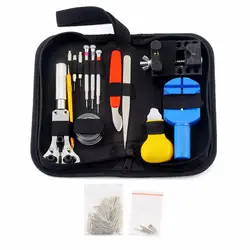 144Pcs/set Portable New Professional  Watchmaker Watch Repair Tool Set Accessories Kit Pin Remover Case Opener Adjuster