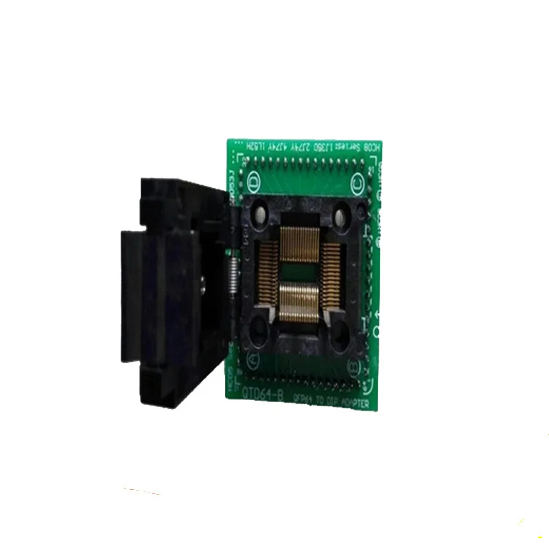 Адаптер QFP64 адаптер для программатора ETL 908/705 разъем TQFP64 с печатной платой |