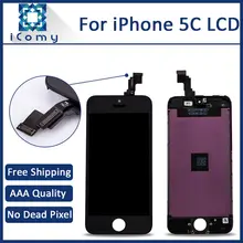 10PCS Grade AAA Quality Mobile Phone LCD Display For Apple iPhone 5c LCD Touch Screen Digitizer Assembly Wholesale