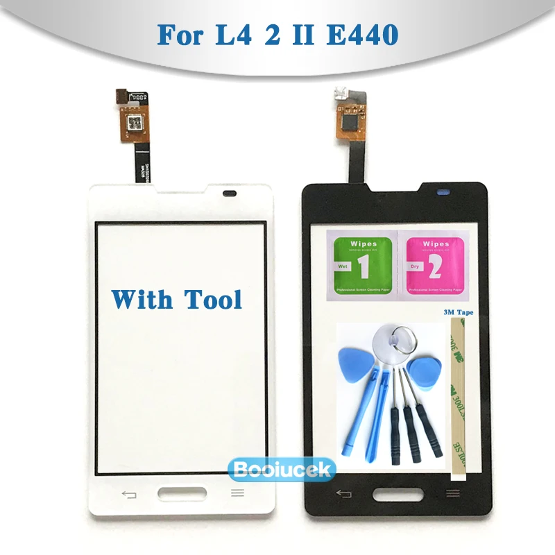 Высокое качество 3 7 &quotдля LG Optimus L4 2 II E440 и Dual E445 сенсорный экран дигитайзер Датчик