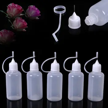 

Hot 50ml Empty Plastic Bottles Travel Dropper Needle Tip Squeezable Liquid Bottle