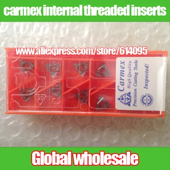 

10pcs carmex internal threaded inserts 11IR / 16IR / AG60 / AG55 / processing stainless steel tool blade