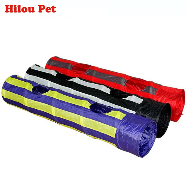 Pet Tunnel Gioco del Gatto Tunnel Pieghevole 2 Fori 130 cm Gatto Gioco Tunnel Pi Pet Tunnel Gioco del Gatto Tunnel Pieghevole 2 Fori 130 cm Gatto Gioco Tunnel Pi