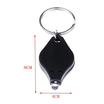

Plastic ABS Mini Keychain Squeeze Light Micro LED Flashlight Torch Outdoor Camping Emergency Key Ring Light