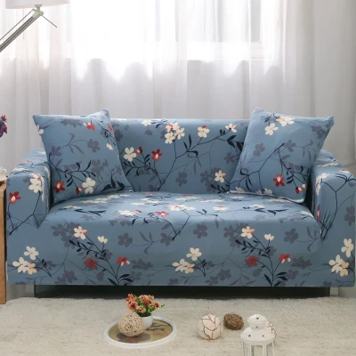 

Morden Flower Sofa Slipcovers Tight Wrap All-inclusive Slip-resistant Elastic Cubre Sofa Towel Corner Sofa Cover Couch Cover