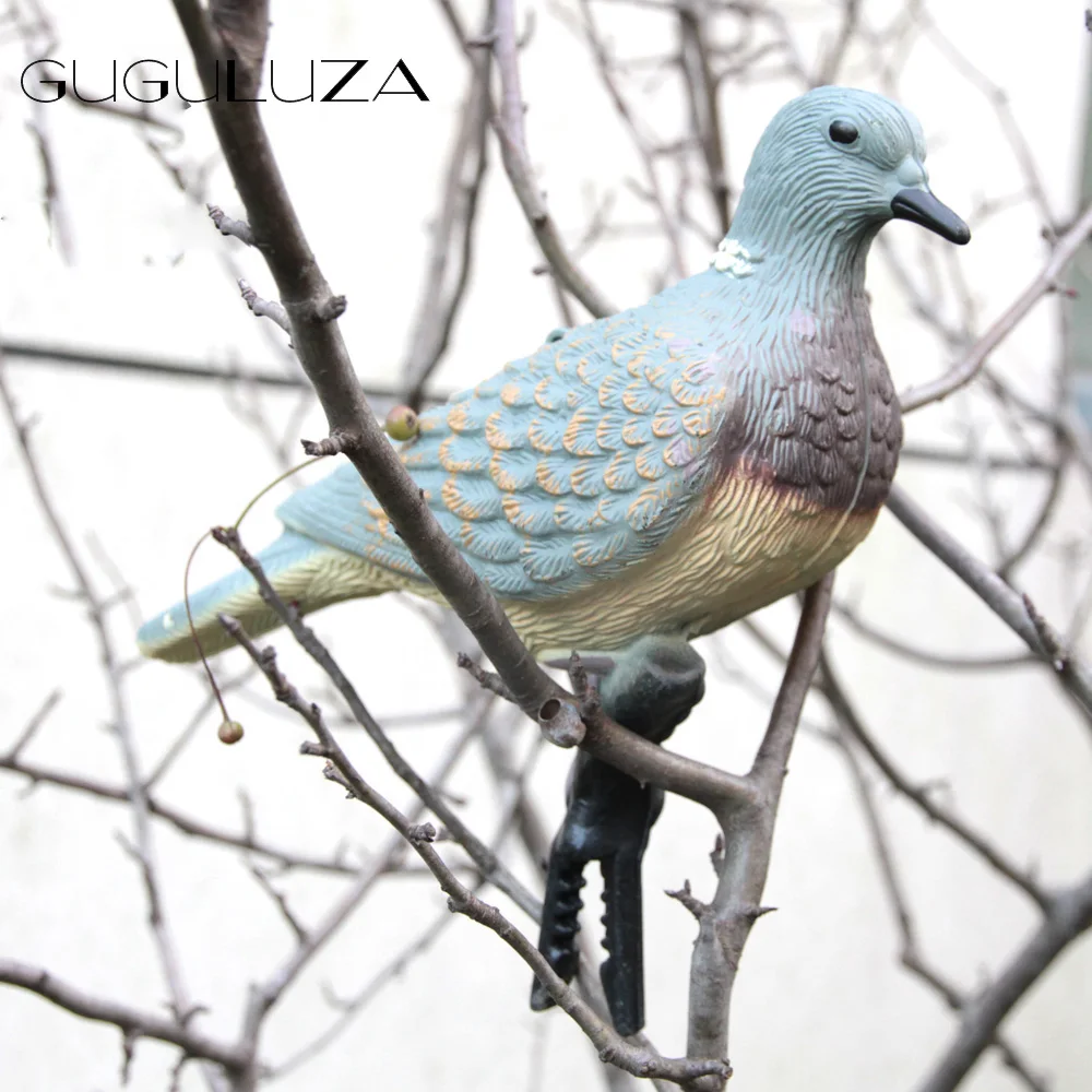 GUGULUZA Tauben Lockvogel Set - 6 Stück 40,6cm Realistische Beflockte Köder