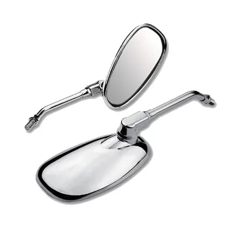 

2PCS Motorcycles Chrome Side 10mm Clockwise Side Mirrors For Honda NRX1800 VTX1300 VTX1800 VTX