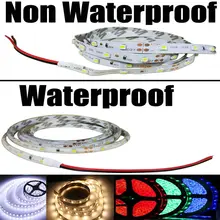 2835 SMD RGB Led Strip Light 60Leds/M DC 12V Non / Waterproof Kitchen Cabinet Counter LED Tape white red pink blue l