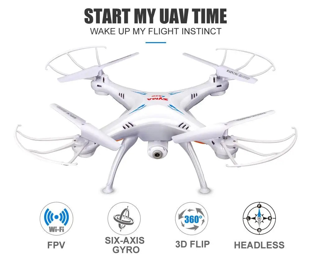 SYMA X5SW Drone with WiFi Camera Real-time Transmit FPV Quadcopter Quadrocopter (X5C Upgrade) HD Camera Dron 4CH RC Helicopter