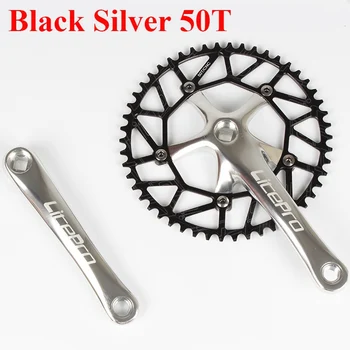 

130BCD Ultralight Alloy AL 7075T6 Folding Bike Chainwheel Sets Bicycle Crank 50/52/54/56/58T Road MTB Foldable Bike Cranksets