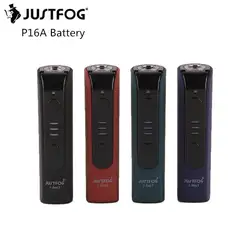 Оригинальный JUSTFOG P16A Аккумулятор для JUSTFOG P16A комплект 900 мАч аккумулятор встроенный черный красный зеленый синий цвета в наличии