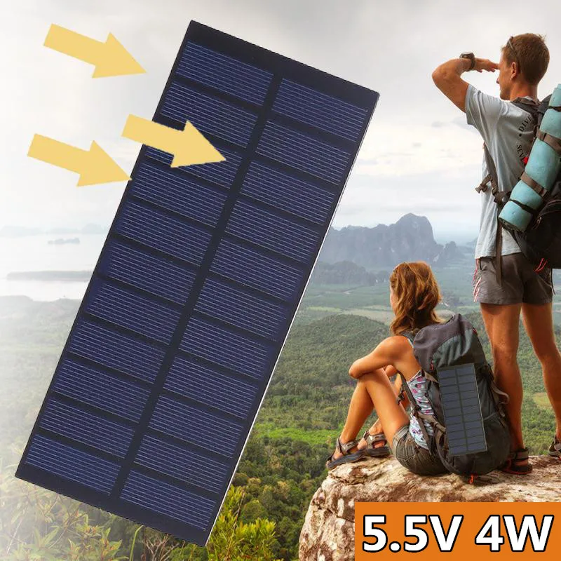 15V 4W Universal Mini Solar panels System DIY For Battery Cell Phone
