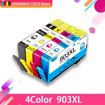 

QSYRAINBOW Compatible FOR hp 903 ink cartridge with chip Full ink for HP OfficeJet 6950 6956 6960 6970 All-in-One Printer