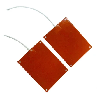 

Silicone heat mat 250 x 250 mm 24v 200w silicone heater pad with 100 k thermistor adhesive back